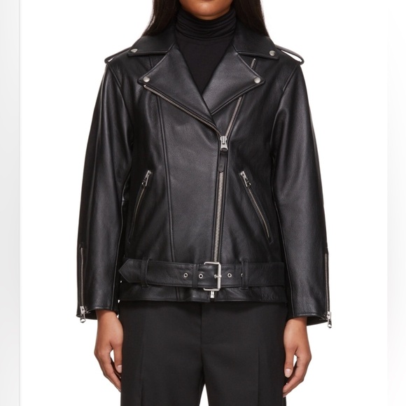 Mackage Jackets & Blazers - NWT Mackage Jayda Oversized 100% Cow Leather Biker Jacket $1190 Sz M